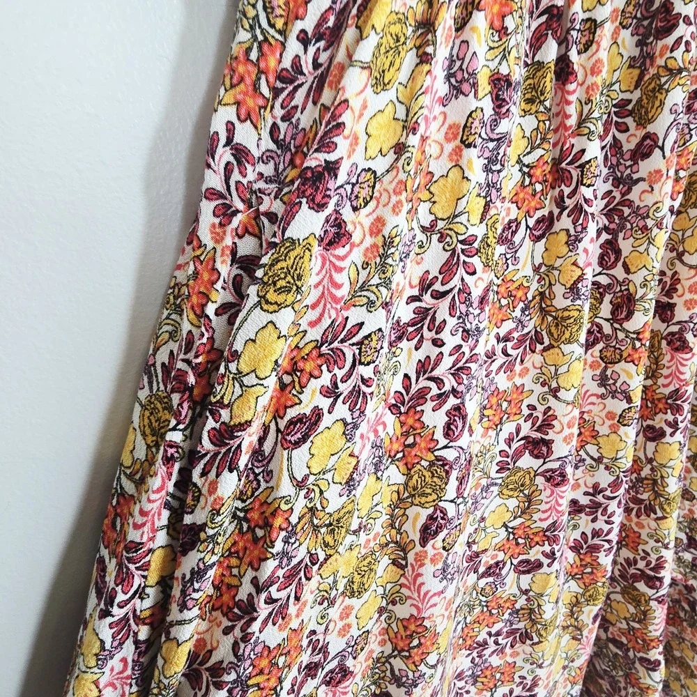 Old Navy Waist-Defined Flutter-Short‎ Sleeve Floral Mini Dress Pullover 3X.E176 - Picture 13 of 14